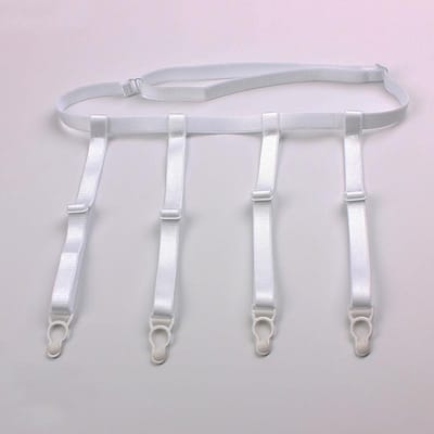 1 Pièce Sexy Femme Dame Réglable Noir Bretelles Porte-Jarretelles Ceinture Pour Bas Clubwear Lingerie Porte-Jarretelles One Size white