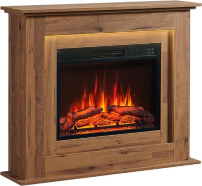 Sfeerhaard Elektrisch - Tafelhaard voor Binnen & Buiten - Sfeerhaarden met Schouw - 25 x 100 x 82cm