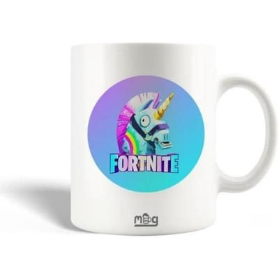 Mug en Céramique fortnite logo llama unicorn