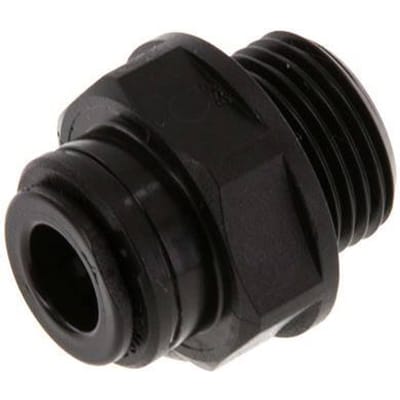 8mm x G3/8'' POM Insteekfitting Buitendraad NBR [2 Stuks]