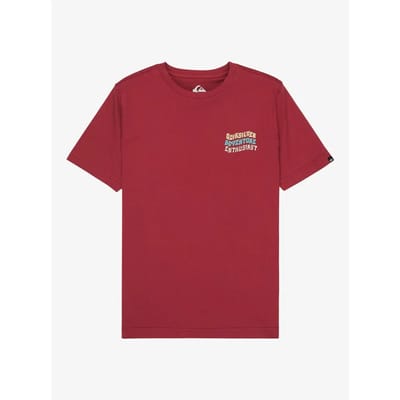 Quiksilver Cosmic Character T-shirt Met Korte Mouwen Rood 16 Years Jongen