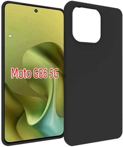MobyDefend Hoesje - Geschikt voor Motorola Moto G86 - TPU Backcover - Mat Zwart