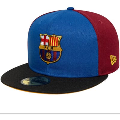 New Era Mes Que Un 59Fifty FC Barcelona Cap, Mannen, Kastanjebruin, Pet, maat: 7 1/4