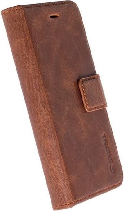 Krusell Sunne Portemonnee Hoesje Samsung Galaxy S8 Plus Bruin