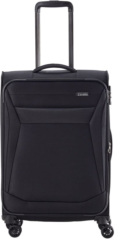 travelite Chios 4W Trolley Black Zwart 67cm