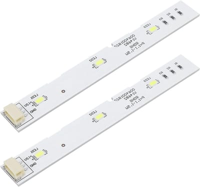 2 Stuks LED Strip Lamp voor Koelkast, Vervangingsonderdeel voor Voorste Deurverlichting, Geschikt voor Haier BCD-575WDBI Koelkasten