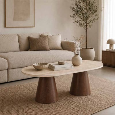 Milton & Oldbrook Salontafel 130 cm Hamar Walnootlook