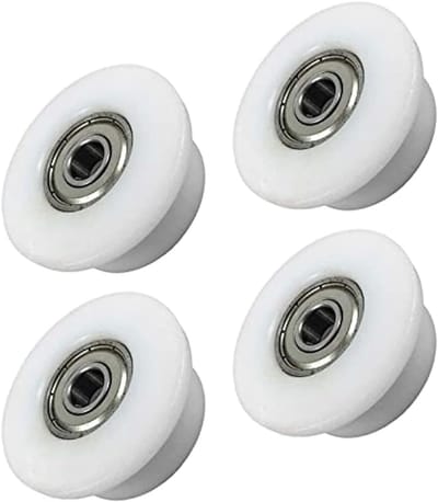 Vervangende Rollen - Fitness Onderdelen - Roeitraining Thuis - Roestvrij Staal - 42mm Buitendiameter - Zilver