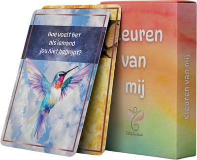 Kaartendeck 'Kleuren van Mij' - over inclusie, diversiteit, identiteit met krachtdieren en natuurelementen
