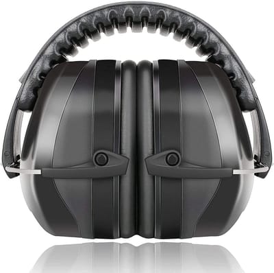 Gehoorbescherming Hoofdtelefoon - Geluidsdempende Oorkappen - Werkplaats Geluid - Hoge SNR 34dB - Verstelbaar - Zwart