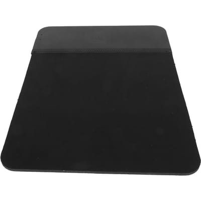 Tapis de souris de charge 15W 300x220x6mm Petit tapis de souris multifonctionnel en caoutchouc avec chargeur de téléphone black