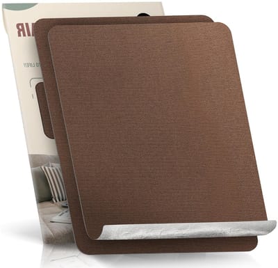 Zelfklevende Canvas Stof 23 x 28 cm, Donkerbruin Waterdichte Patches voor Meubels, Auto en Tent Reparatie