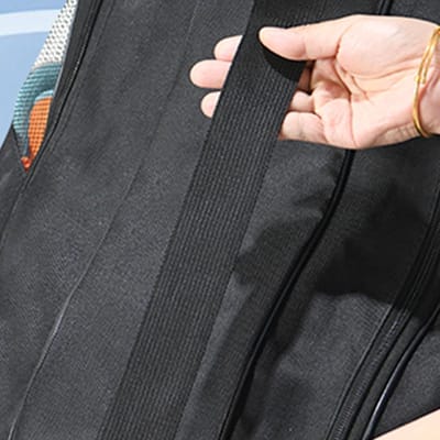 Schaatsen Tas - Schoenentas Wielen - Sport Spullen Opbergen - 3-Laags Ontwerp - 40 cm - One Color