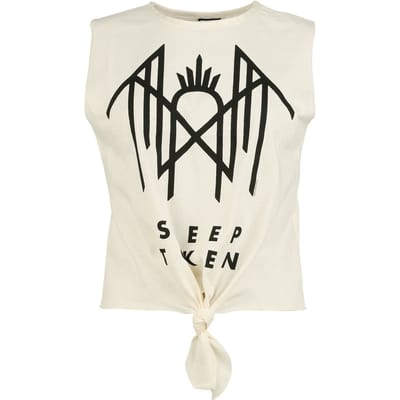 Sleep Token Top - Amplified Collection - Crystalina Logo - S tot XL - voor Vrouwen - gebroken wit