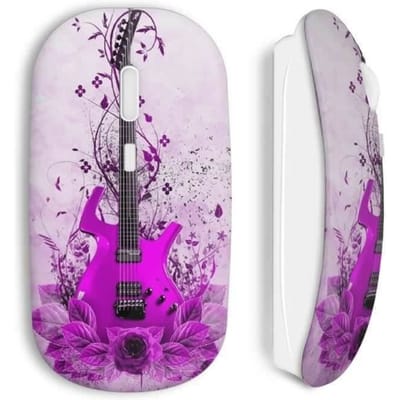 Souris sans fil Pink guitare