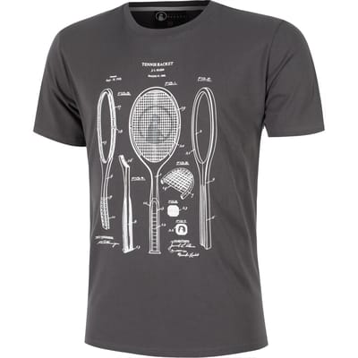 Quiet Please Endlessly Rackitecture T-shirt Heren-Antraciet,Wit