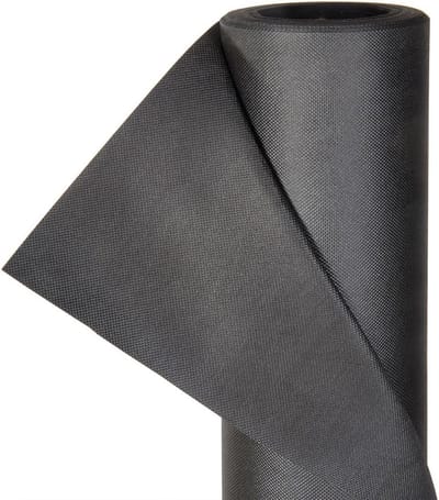 Onkruid Barrier Vlies - Wegwerpvlies Bodemvlies - Onkruid Voorkomen - UV-gestabiliseerd 150 g/m2 - 1.2m Breed per meter - Zwart