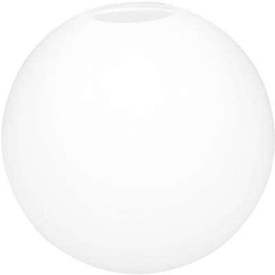 Allecto - Kogelvormige glazen lampenkap - 20 cm ronde bol - Eenvoudig te installeren - Wit - Decoratieve verlichting - Geschikt voor plafondlamp en...