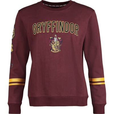 Harry Potter Sweatshirts - Gryffindor - Antic - S tot XXL - voor Vrouwen - bordeaux