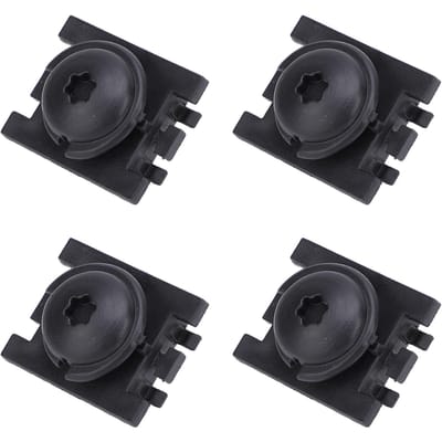 4 stuks Voor Spatbordklem 7840L6 Anti-veroudering Spatbord Voeringklem Bumper Retainerklem voor 307 CC black