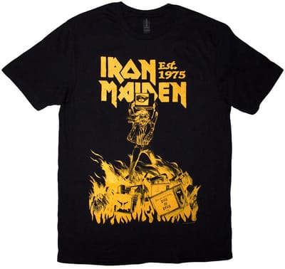 Iron Maiden - Est. 1975 Holy Smoke Jumbo Heren T-shirt - S - Zwart