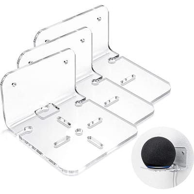3 stuks Acryl Wandplank Universele Zelfklevende Planken voor Monitor Camera's Luidsprekers Kleine Zwevende Plank
