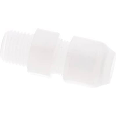 6x8mm & R1/4'' PP Rechte Slangfitting met Mannelijke Schroefdraad 10bar/145psi [2 stuks]