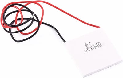 Peltier Cel - Koelmodule Thermisch - Temperatuur Regelen - Geen Bewegende Delen - 40 x 40 mm - Wit