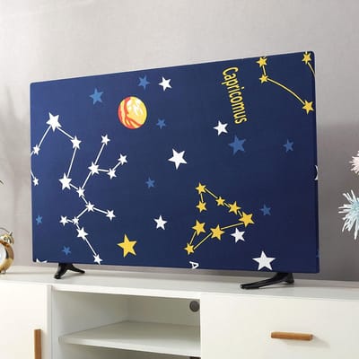 Allecto - TV-hoes Voor Buiten - Universele Tv-beschermers - Elastische Bescherming - 32 inch - Geschikt voor Smart TV - Decoratieve Afdekking