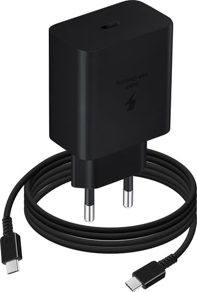 Samsung 45W Power Adapter 220V Lader - incl. USB-C naar USB-C Kabel - 1.8m - Zwart