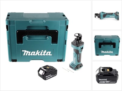 Makita DCO 180 G1J accu-draaimachine 18 V 30.000 tpm + 1x accu 6.0 Ah + Makpac - zonder oplader