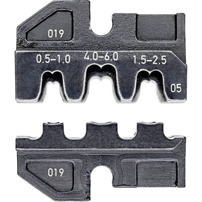 97 49 05 Krimpinzetstuk Ongeïsoleerde, open connectoren Geschikt voor tangen Stekkerbreedte 2.8/6.3 mm 0.5 tot 6 mm² Geschikt voor merk Knipex 97 43