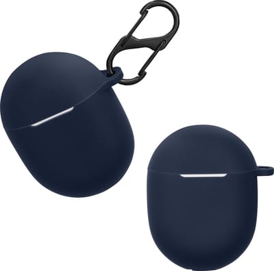 kwmobile Hoes geschikt voor Google Pixel Buds A Series - Siliconen cover voor oordopjes in donkerblauw