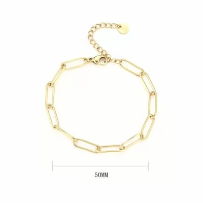 Bijoutheek Armband schakel Goud