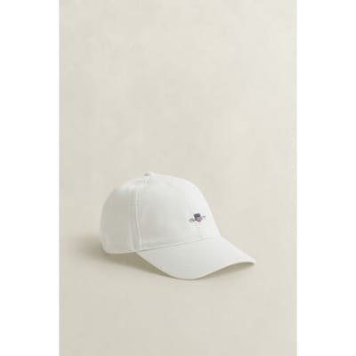 Gant Cap Small Shield Cotton Twill Eggshell / male