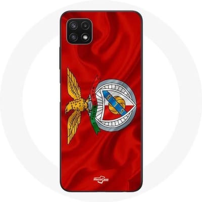 Coque - maniacase - Samsung Galaxy A22 5G - Souple - Protection - Motif Benfica noir