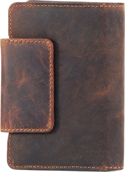 Greenland Nature Montana portemonnee leer 10 cm mobiele telefoon zak - Unisex - Staand formaat - natur