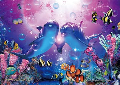 Gloed Puzzel - Legpuzzel Liefde - Ontspannen Tijdverdrijf - Glow in the Dark - 18.2x25.7cm - Meerdere Kleuren
