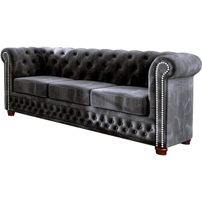 3-zitsbank York velvet | Ropez
