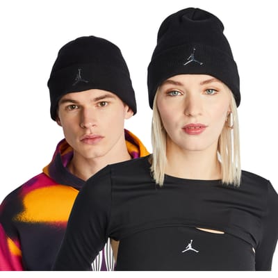 Jordan Cuffed Beanie Petten Unisex - Zwart - Maat YOUTH - Poly (Polyester)