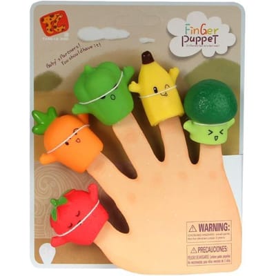 Kind Mini Dier Fruit Groente Hand Vingerpop Speelgoed Set Voor Verhalen Vertellen Baby Educatieve Verhaal Tijd Bad Ouder Kind Spel