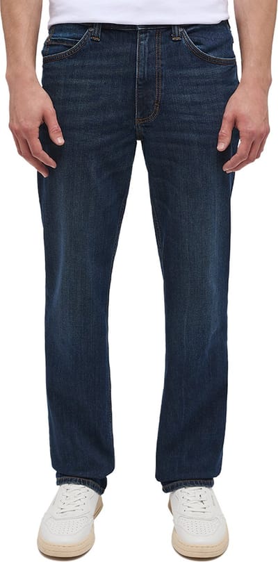 Mustang jeans - Heren Jeans - Heren - W33 X L30 - Blauw - Katoen - 1013717-5000 Tramper
