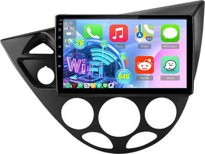 Cestovet Autoradio - Geschikt Voor Ford Focus MK1 1998 t/m 2004 Fiesta IV - Android 15 - Draadloos Apple Carplay & Android Auto - 2GB + 64GB - 4 Core processor