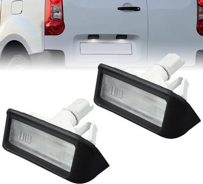 Kentekenverlichting Set voor Citroen, Peugeot en Toyota, Geschikt vanaf 2008