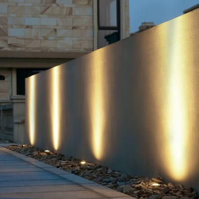 Lucande - Grondspots buiten - 1licht - Aluminium, roestvrij staal, kunststof, glas - GU10 - roestvrij staal