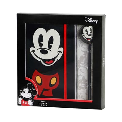 Karactermania - Disney - Mickey Mouse - Dagboek - Notitieboek - Planner - Schetsboek en Balpen