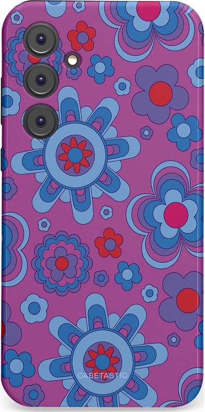 Casetastic Hoesje Geschikt voor Samsung A35 - Stijlvolle Beschermende Duo-layer Case - Retro relax