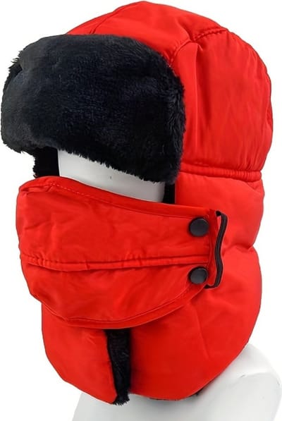 Bovista Wintermuts - Heren - Dames - Volwassenen - Muts - Ski Mask - Bivakmuts - Balaclava - Ski Masker - Wintersport - Full Face Mask - Winter Masker - Voor Winter - Rood