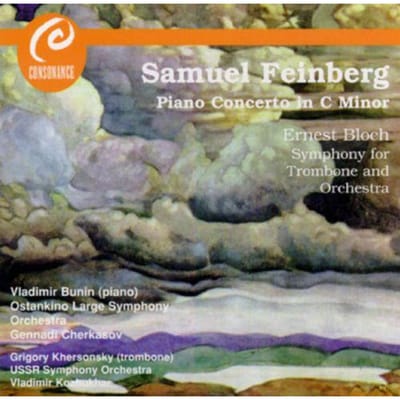 CD SAMUIL FEINBERG • ERNEST BLOCH / VL - Pianoconcert in c-mineur • Symphon 810002 Consonance 1994 VS Klassiek Gebruikt