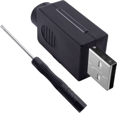 Quadrios 2001C198 USB 2.0 modulaire stekkerset, type A Stekker, recht 1 stuk(s)